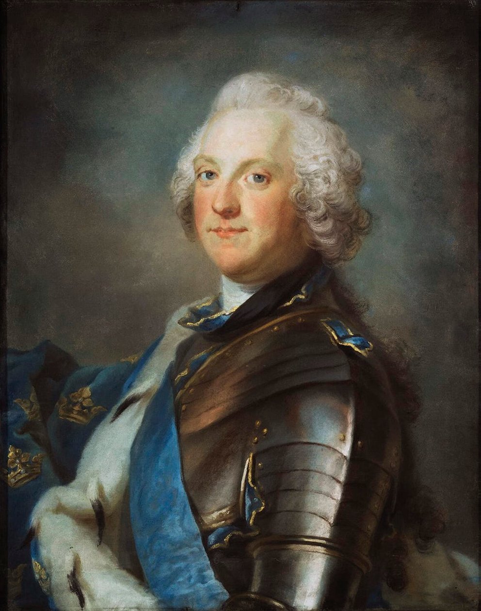 Adolf Frigyes, 1710-1771, svéd király, 1751-1786 között portréja. alkotó: Sergei Ivanovich Gribkov