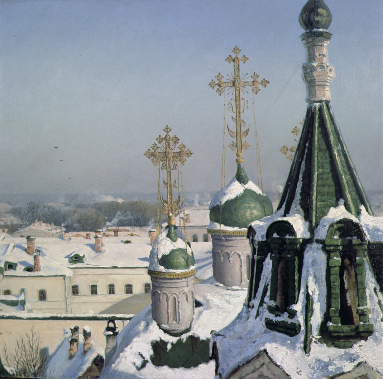 Kilátás a moszkvai festőiskola ablakából, 1878 alkotó: Sergei Ivanovich Svetoslavsky
