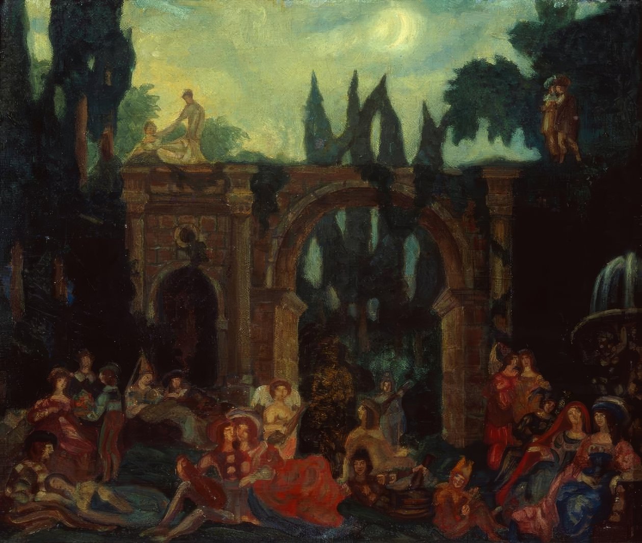 Boccaccio, Dekamerone / Sudeikin alkotó: Sergei Jurjewitsch Sudeikin
