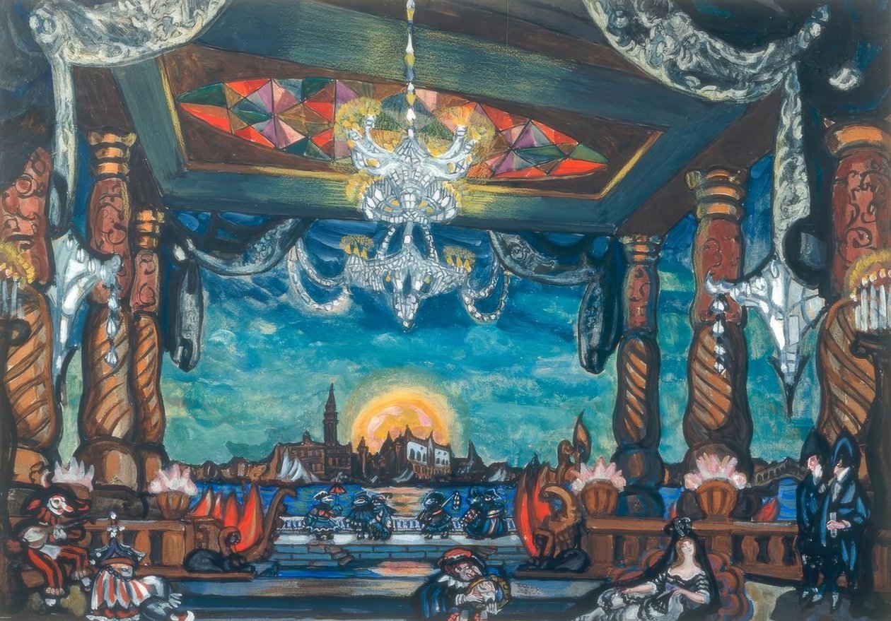 J. Offenbach, Hoffm. Érc / Sudeikin alkotó: Sergei Jurjewitsch Sudeikin