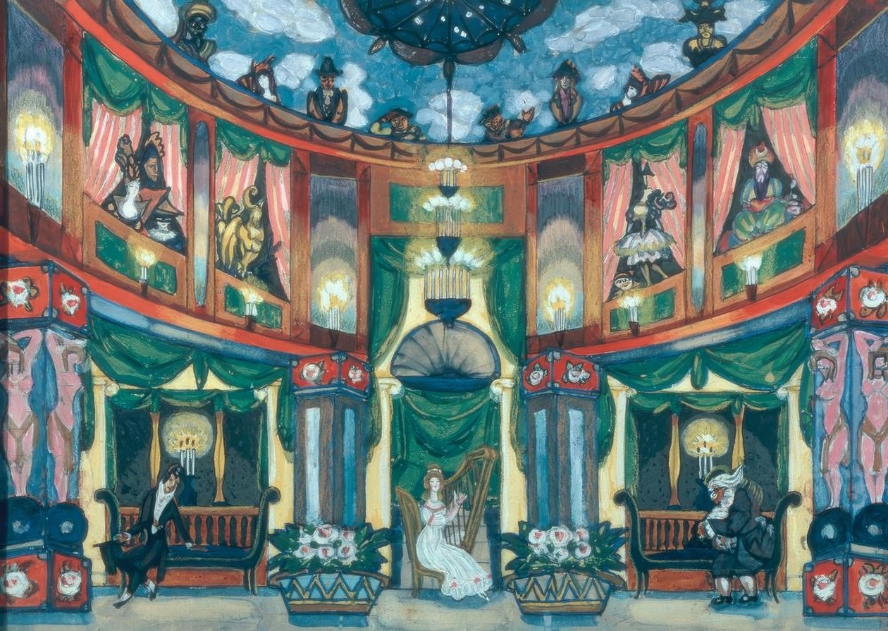 J. Offenbach, Hoffm. Érc / Sudeikin alkotó: Sergei Jurjewitsch Sudeikin