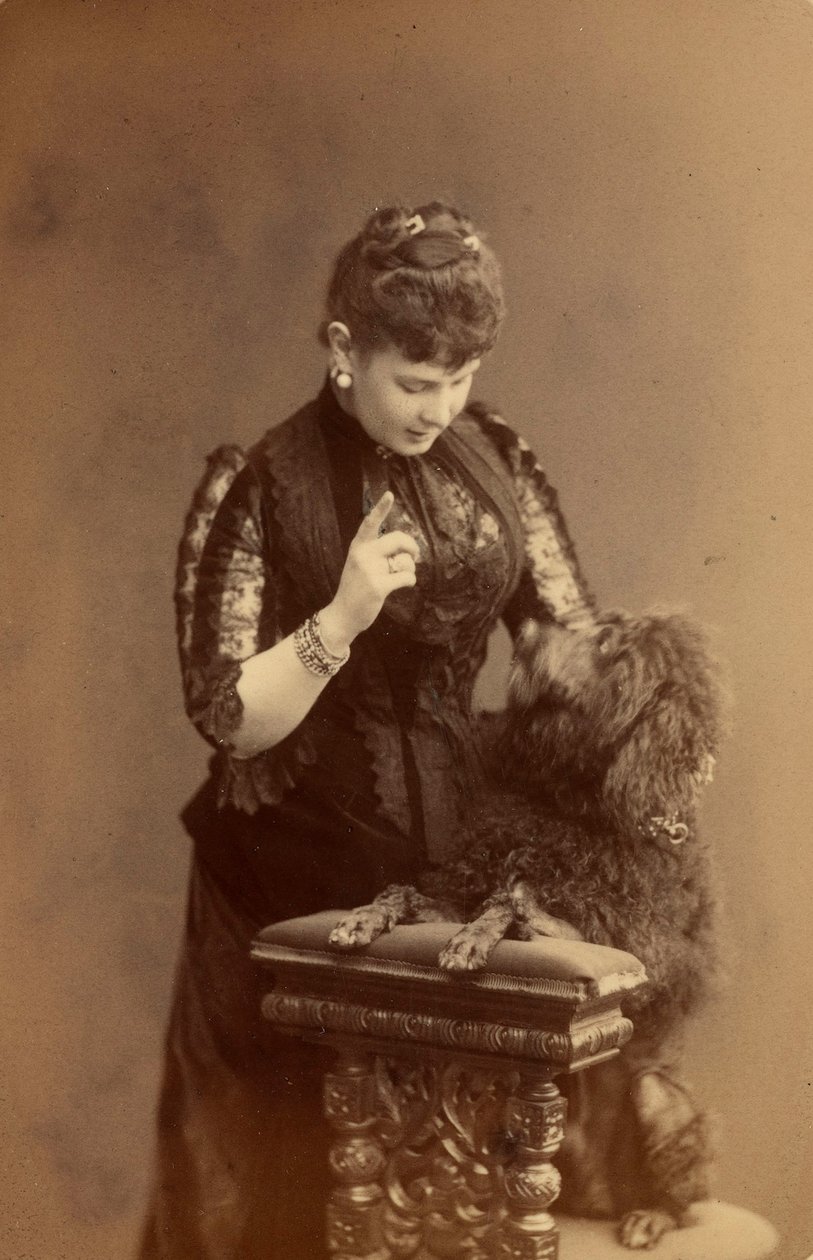Marie Pavlovna de Russie – Mária Pavlovna orosz nagyhercegnő (1854-1920), szerző: Levitsky, Szergej Lvovics (1819-1898). Albumin Photo, 1885 körül. Orosz Állami Film- és Fotóarchívum, Krasznogorszk alkotó: Sergei Lvovich Levitsky