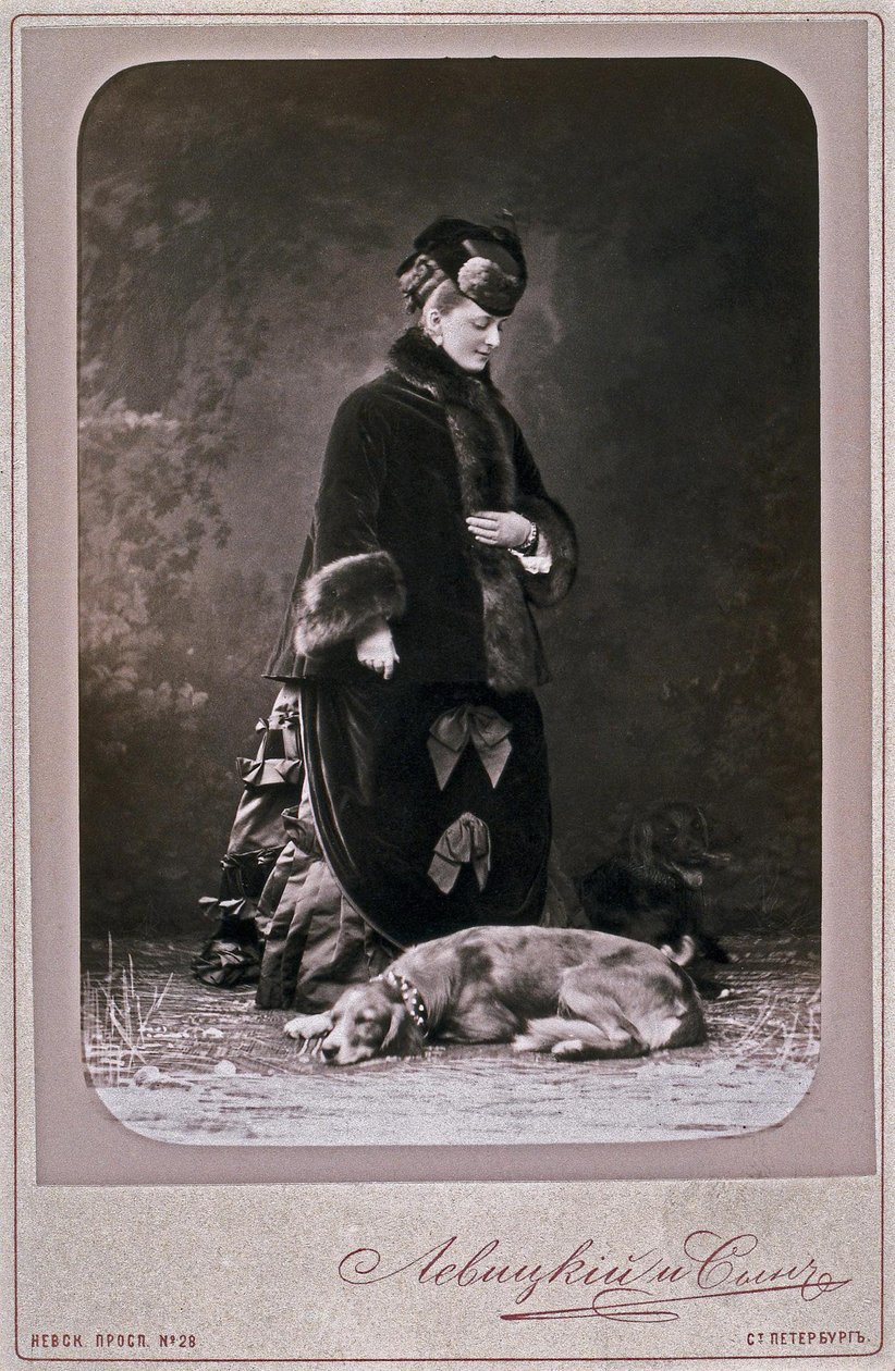 Jekaterina Mihajlovna Dolgorukova hercegnő 1847-1922, 1870-es évek alkotó: Sergei Lvovich Levitsky