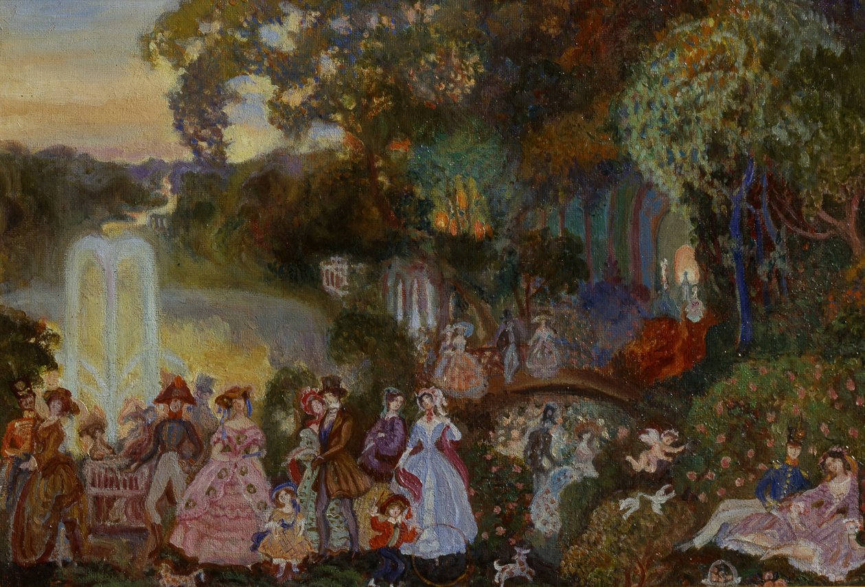 Nyilvános mulatság, 1906 alkotó: Sergei Yurievich Sudeykin