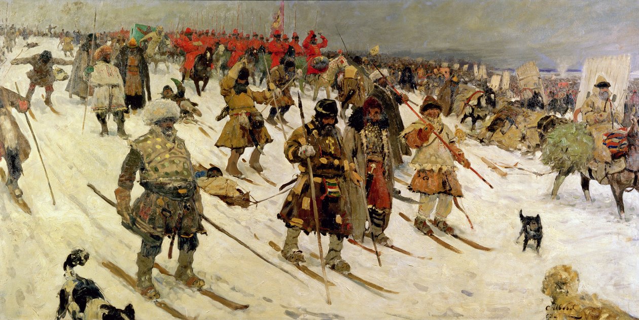 Katonai hadjárat Oroszországban a 16. században, 1903 alkotó: Sergej Vasilevic Ivanov