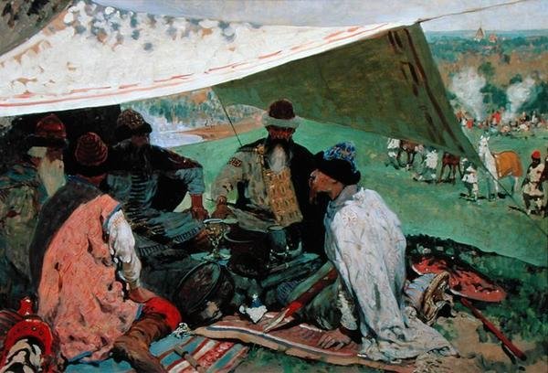 A hercegek egyezménye, 1910 alkotó: Sergej Vasilevic Ivanov