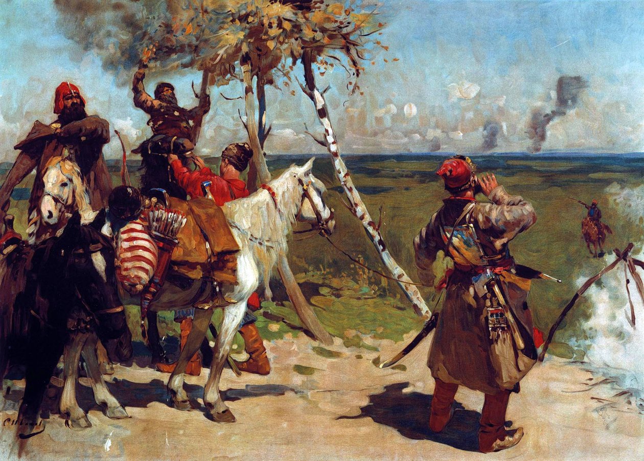 A moszkvai határőrségen alkotó: Sergej Vasilevic Ivanov