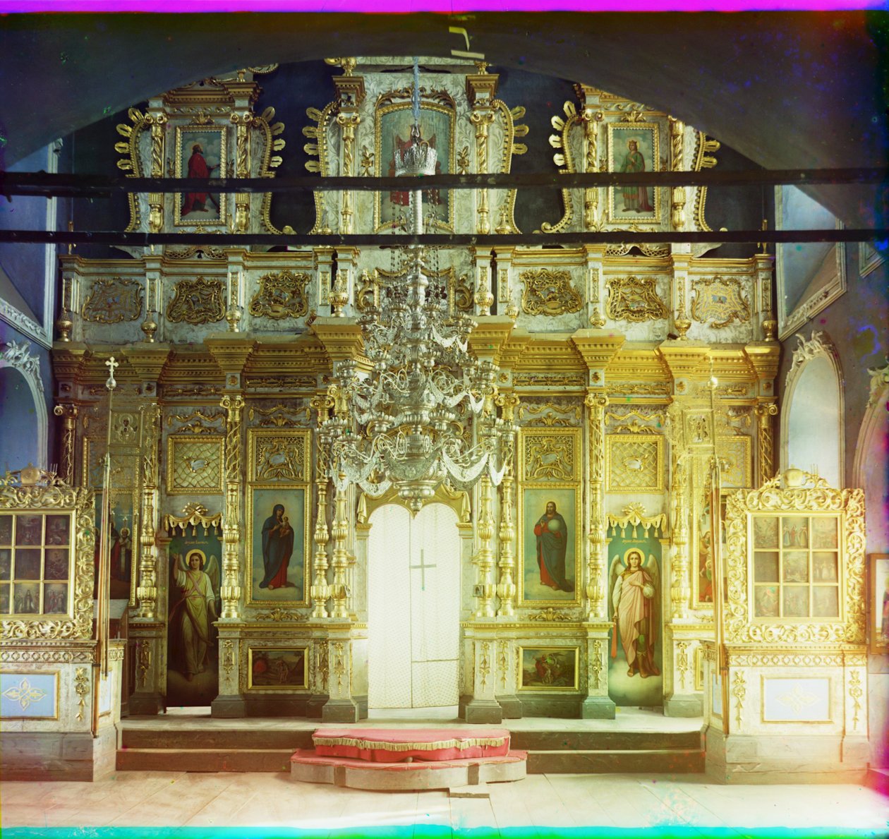 Ikonok a Szentháromságban (ma gyertyaszentelő) katedrális, Yalutorovsk, 1905-1915 alkotó: Sergey Prokudin Gorsky