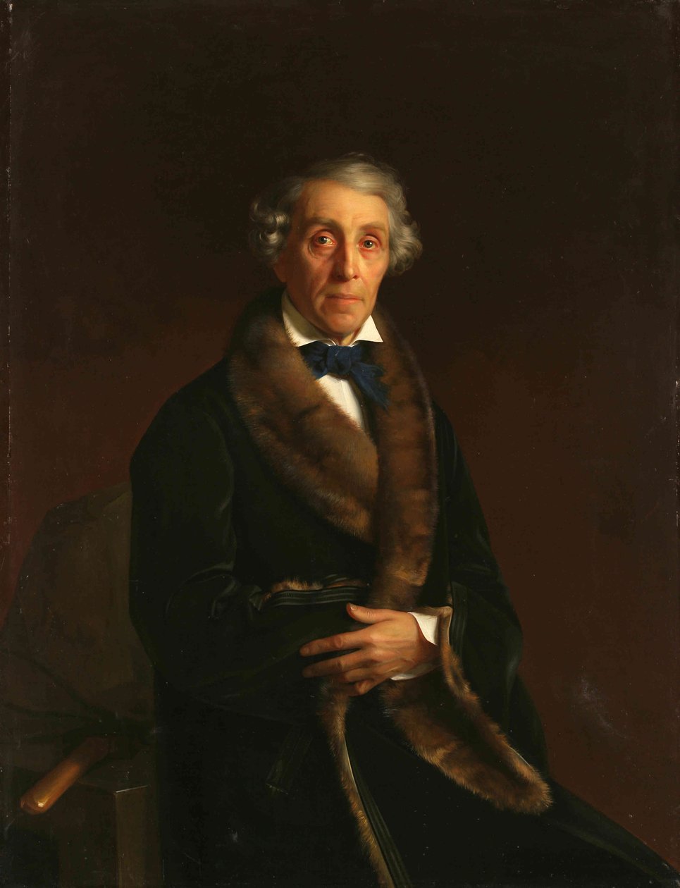 Fjodor Petrovics Tolsztoj portréja alkotó: Sergey Konstantinovich Zaryanko