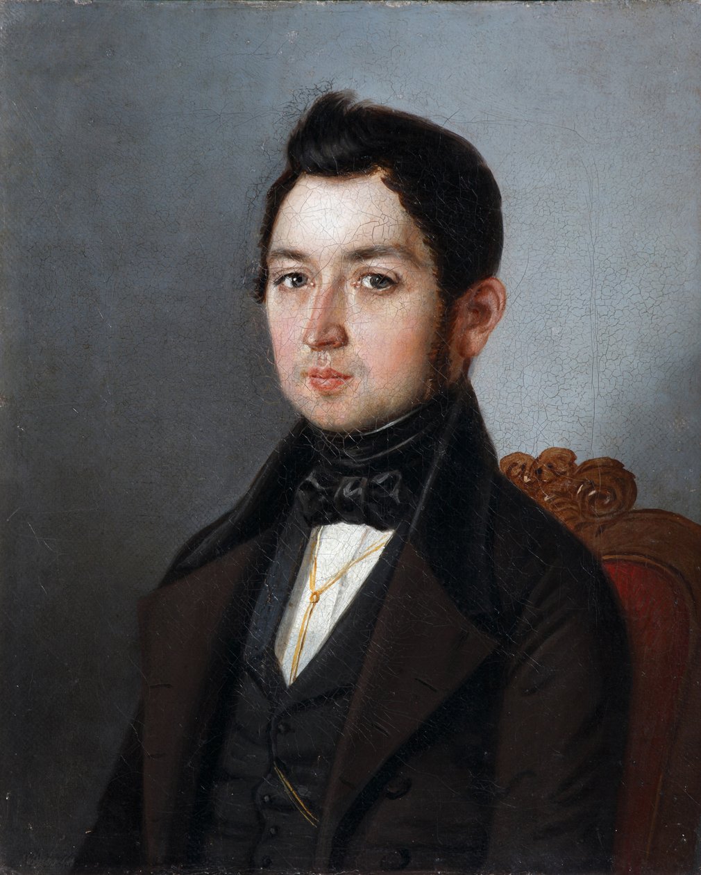 Ivan Ivanovics Molnár portréja 1802-1872, 1840 alkotó: Sergey Ivanovich Khlobystayev