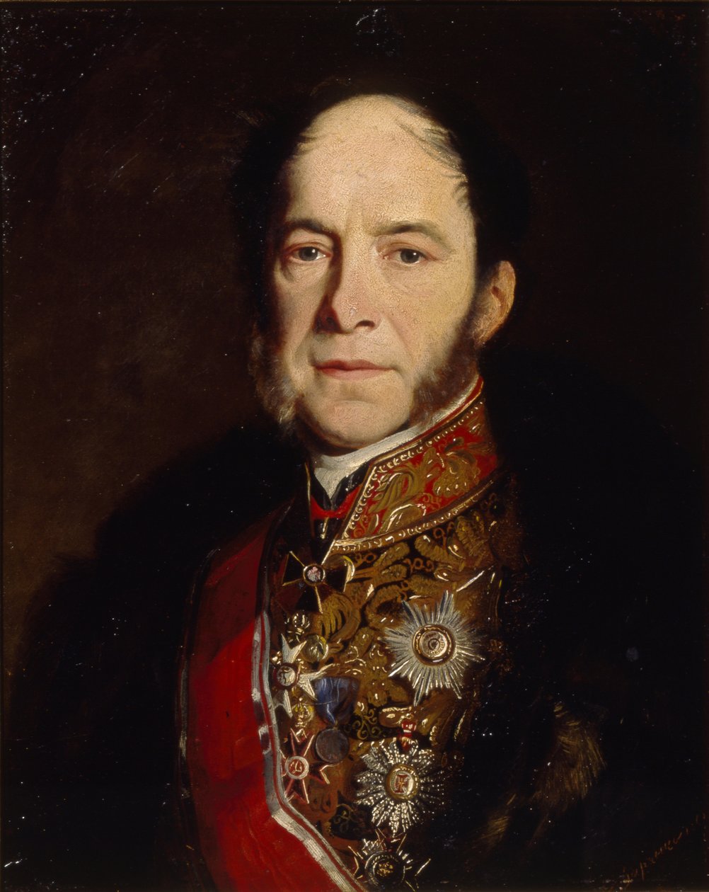 Kondrati Kondratievich Stoffregen tábornok portréja 1817-1873, 1867 alkotó: Sergey Konstantinovich Zaryanko