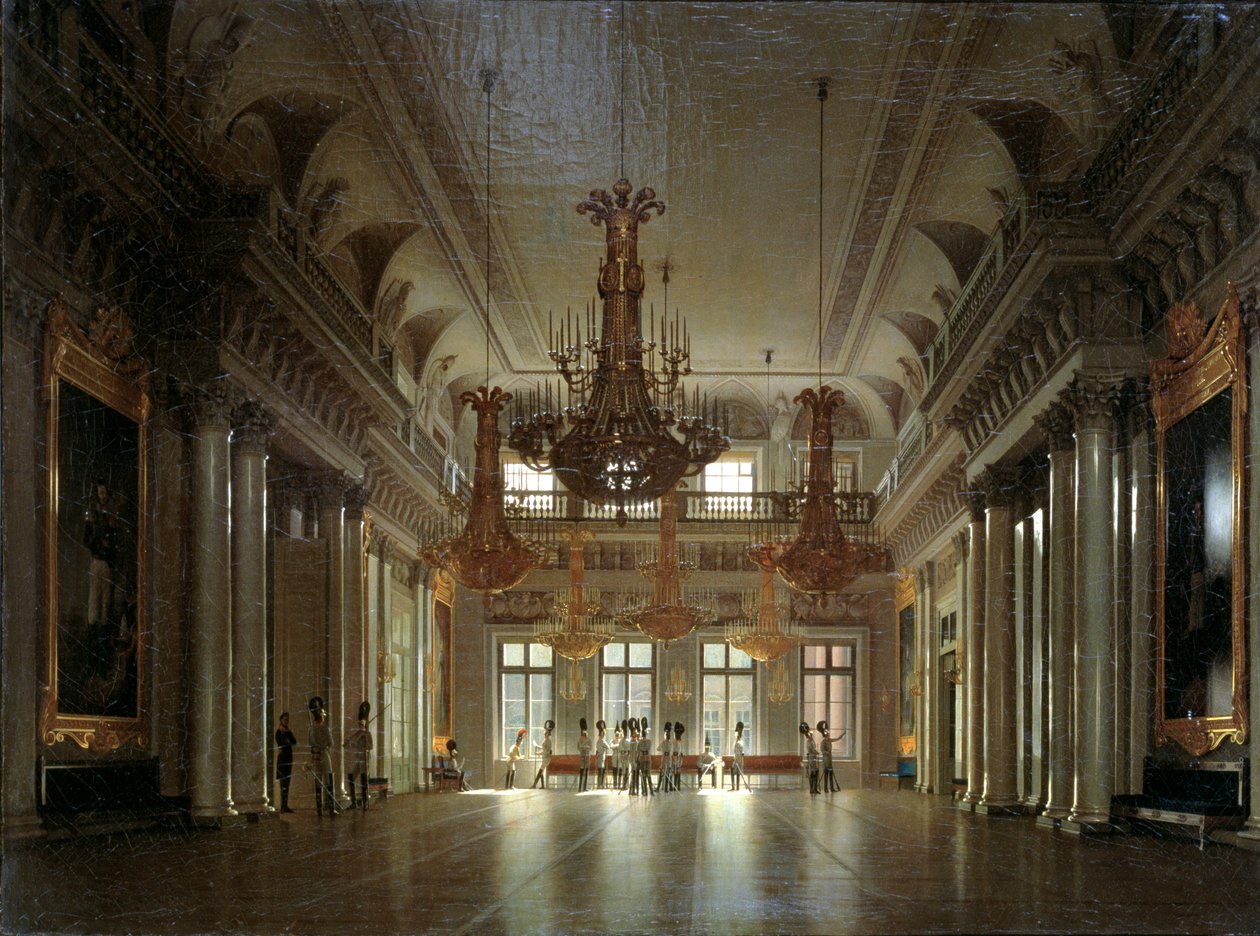 A tábornagy terme a Téli Palotában alkotó: Sergey Konstantinovich Zaryanko