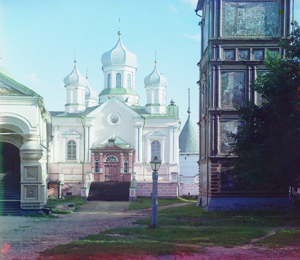 A Szent Szűzanya születésének székesegyháza az Ipatiev kolostorban, 1905-1915 alkotó: Sergey Prokudin Gorsky