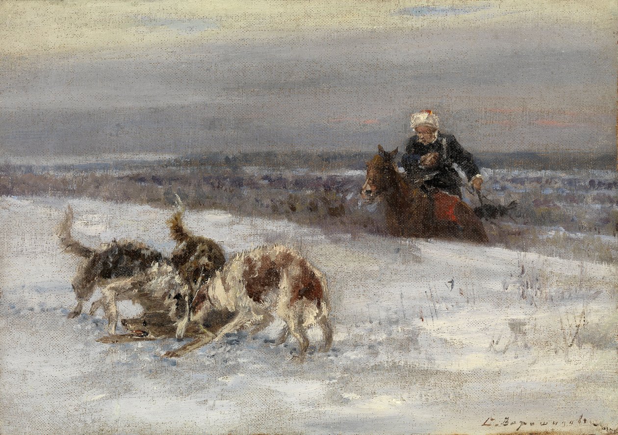 Vadászhelyszín alkotó: Sergey Semyonovich Voroshilov