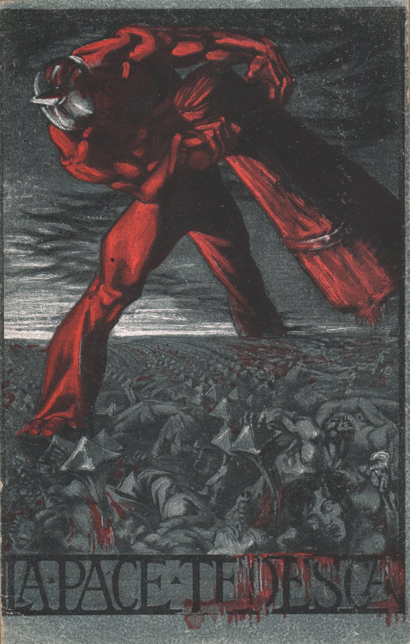 Német béke, 1918 körül alkotó: Sergio Canevari