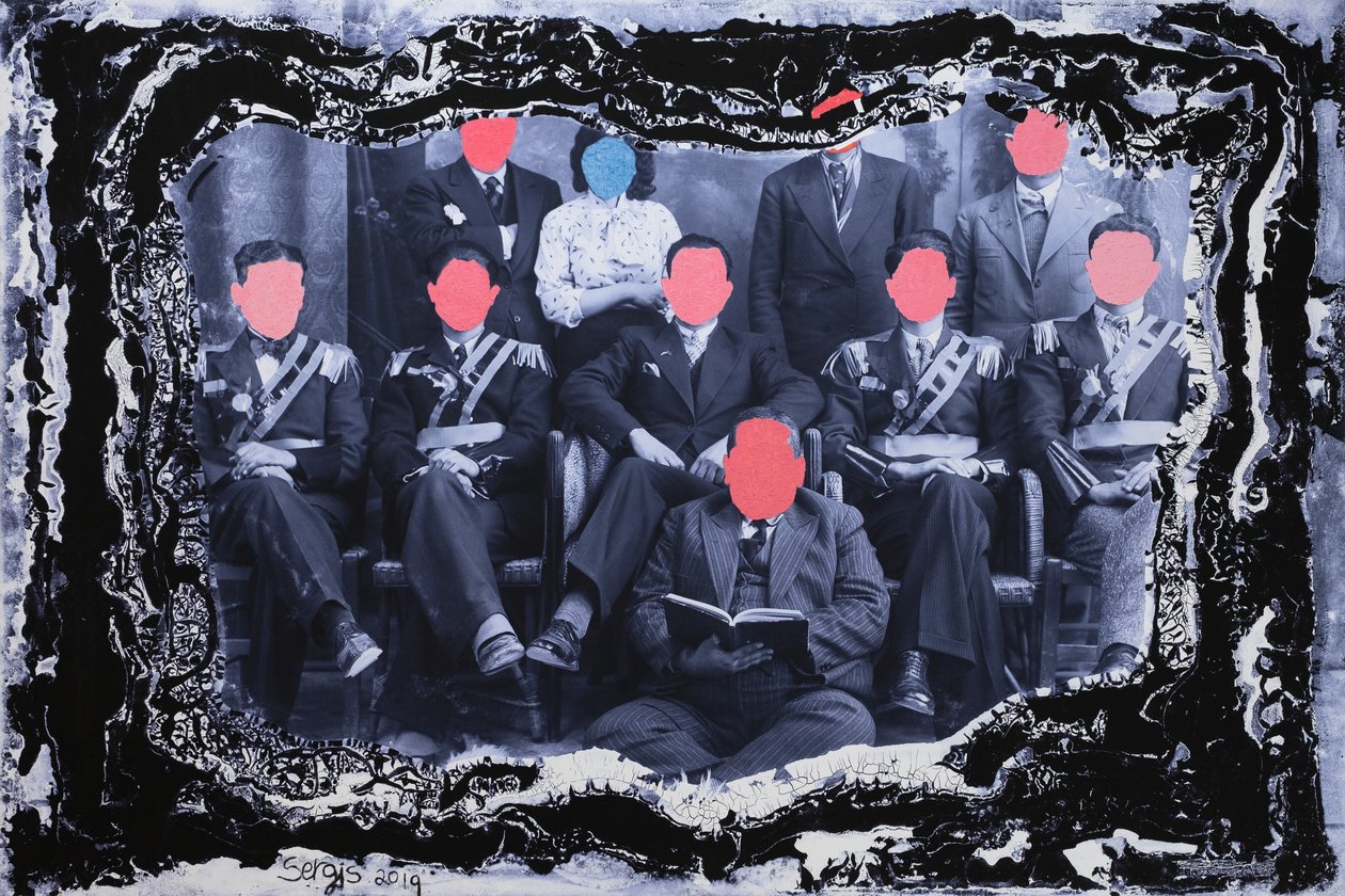 uncomon gathering of free maisons, 2019 (vegyes technika) alkotó: Sergis Adamos