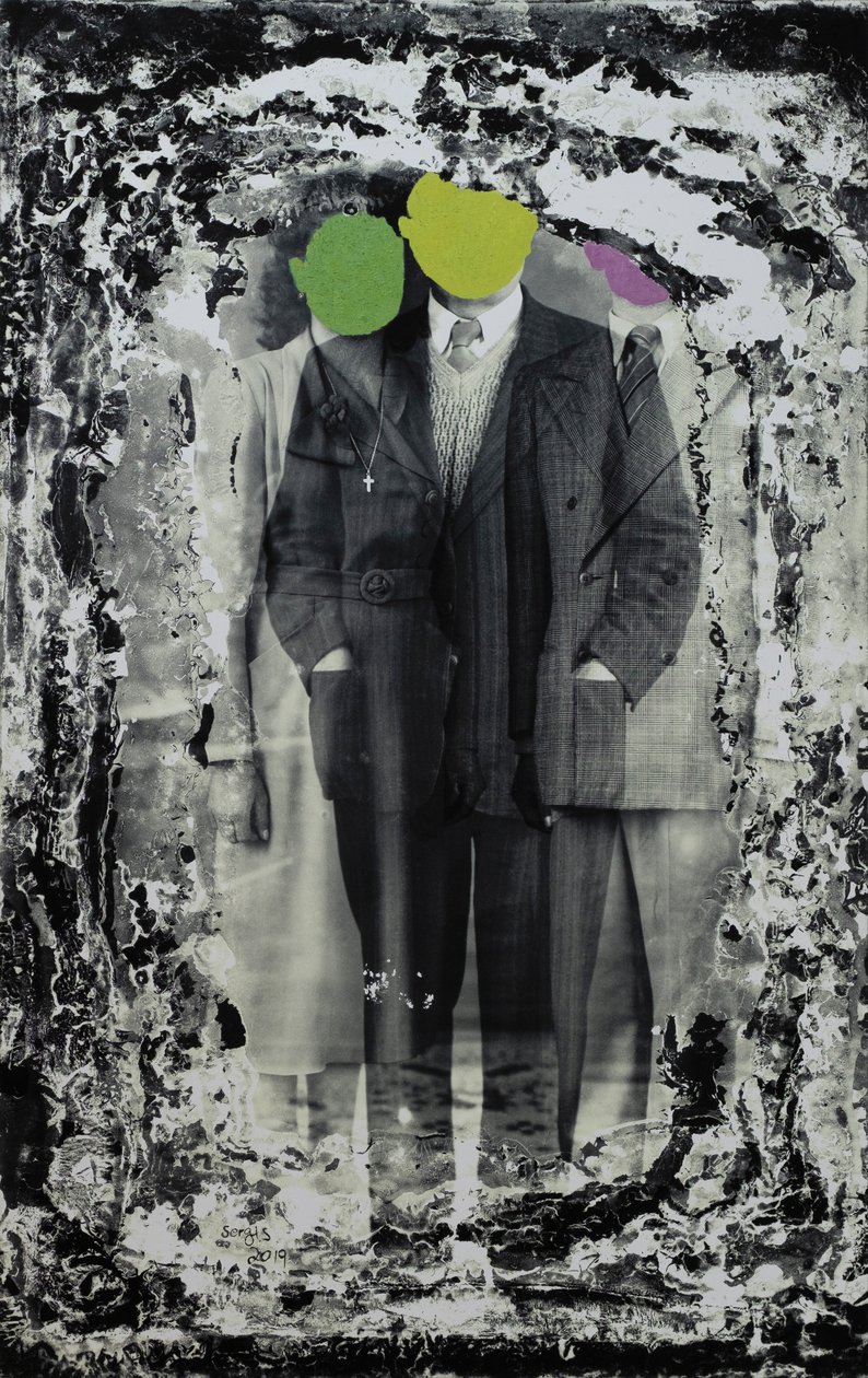 unexpected gathering, 2019 (vegyes technika) alkotó: Sergis Adamos