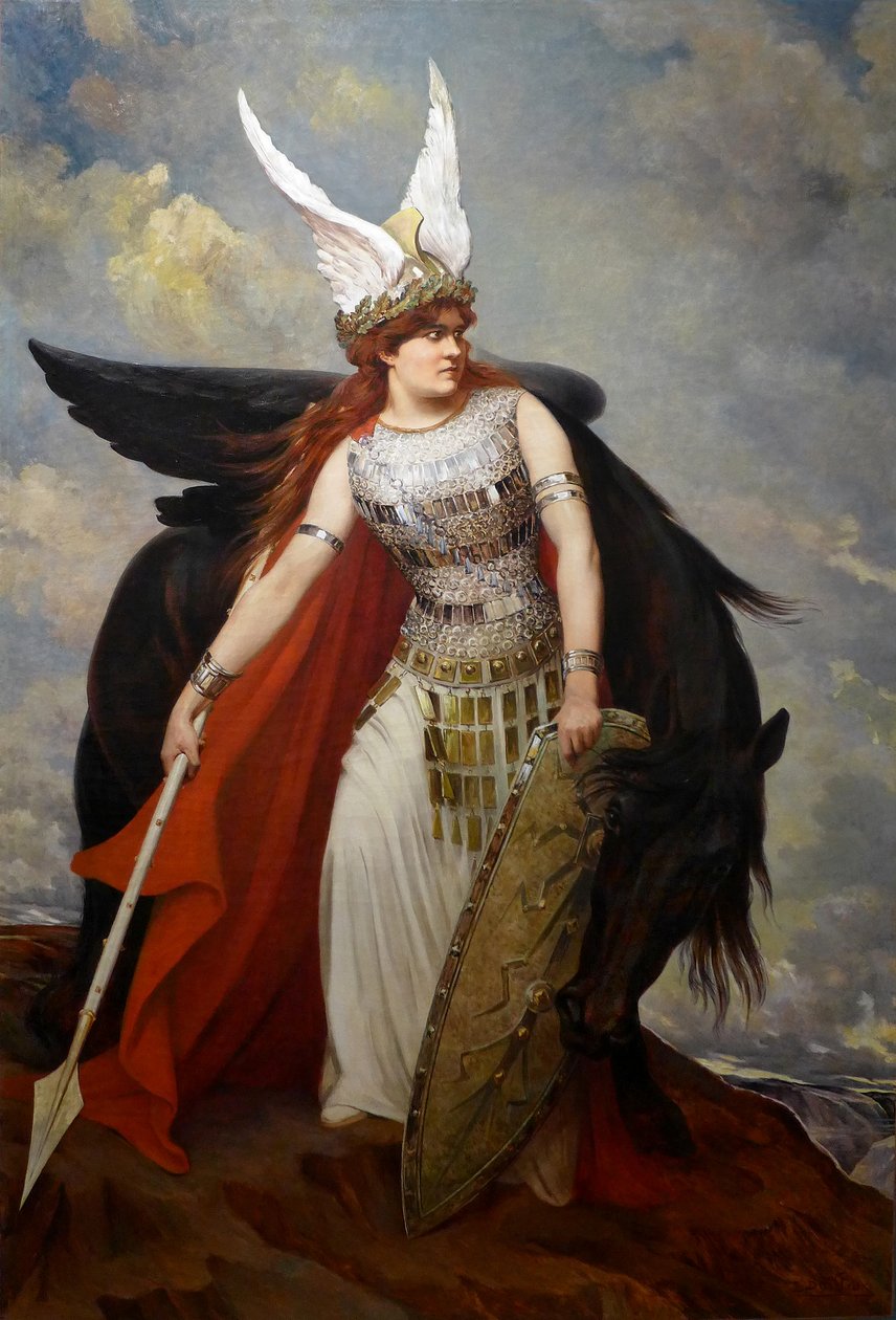 A Valkűr, XX. század (olaj, vászon) alkotó: Servais Joseph Detilleux