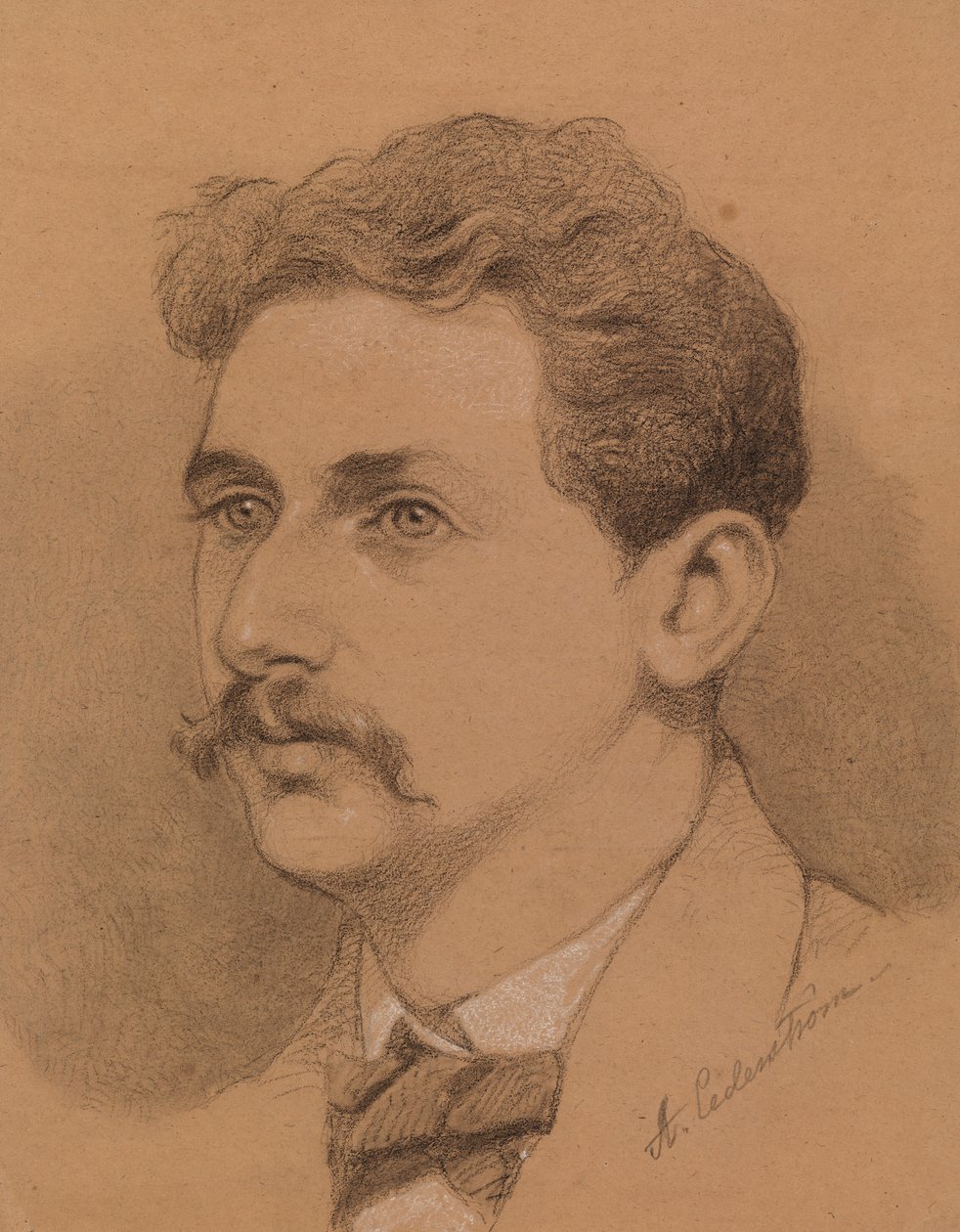 Egy férfi portréja alkotó: Severin Falkman