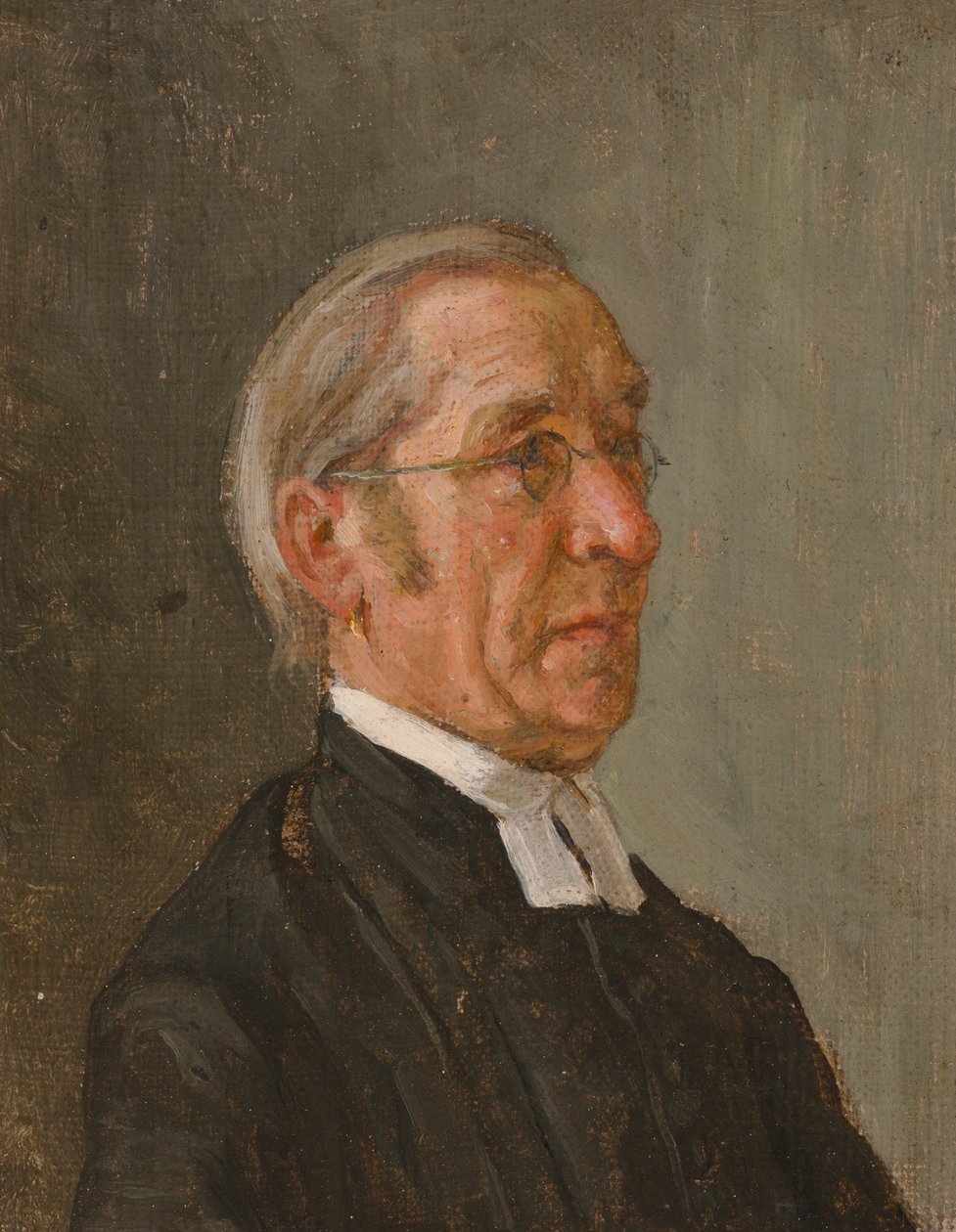 Egy pap portréja alkotó: Severin Falkman