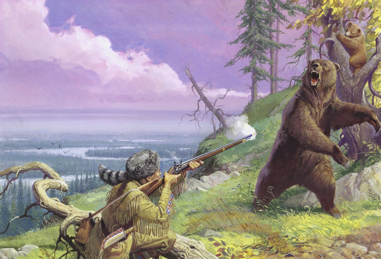 Daniel Boone kitaposta a vadon ösvényét alkotó: Severino Baraldi
