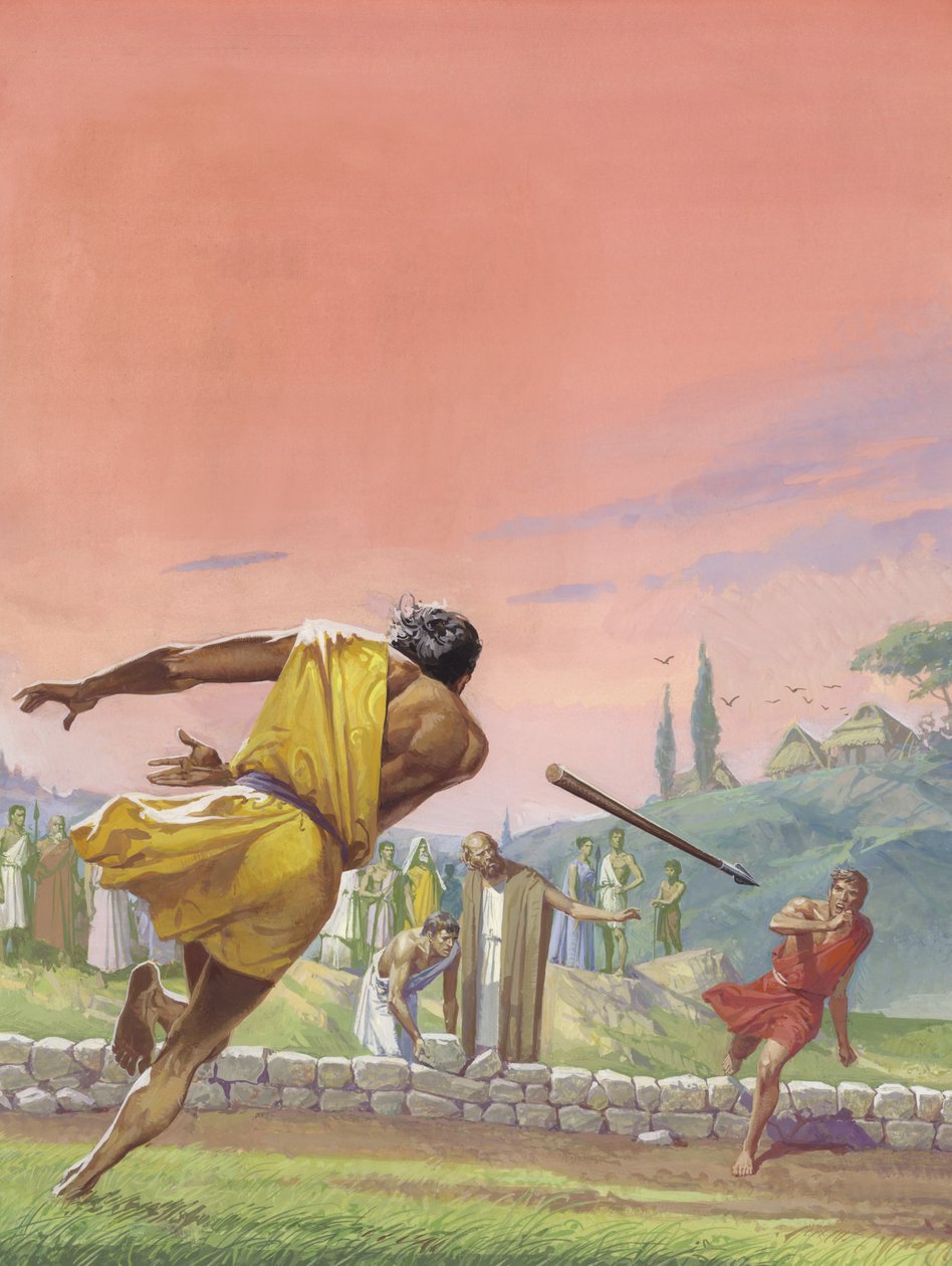Romulus és Remus (gouache, papír) alkotó: Severino Baraldi