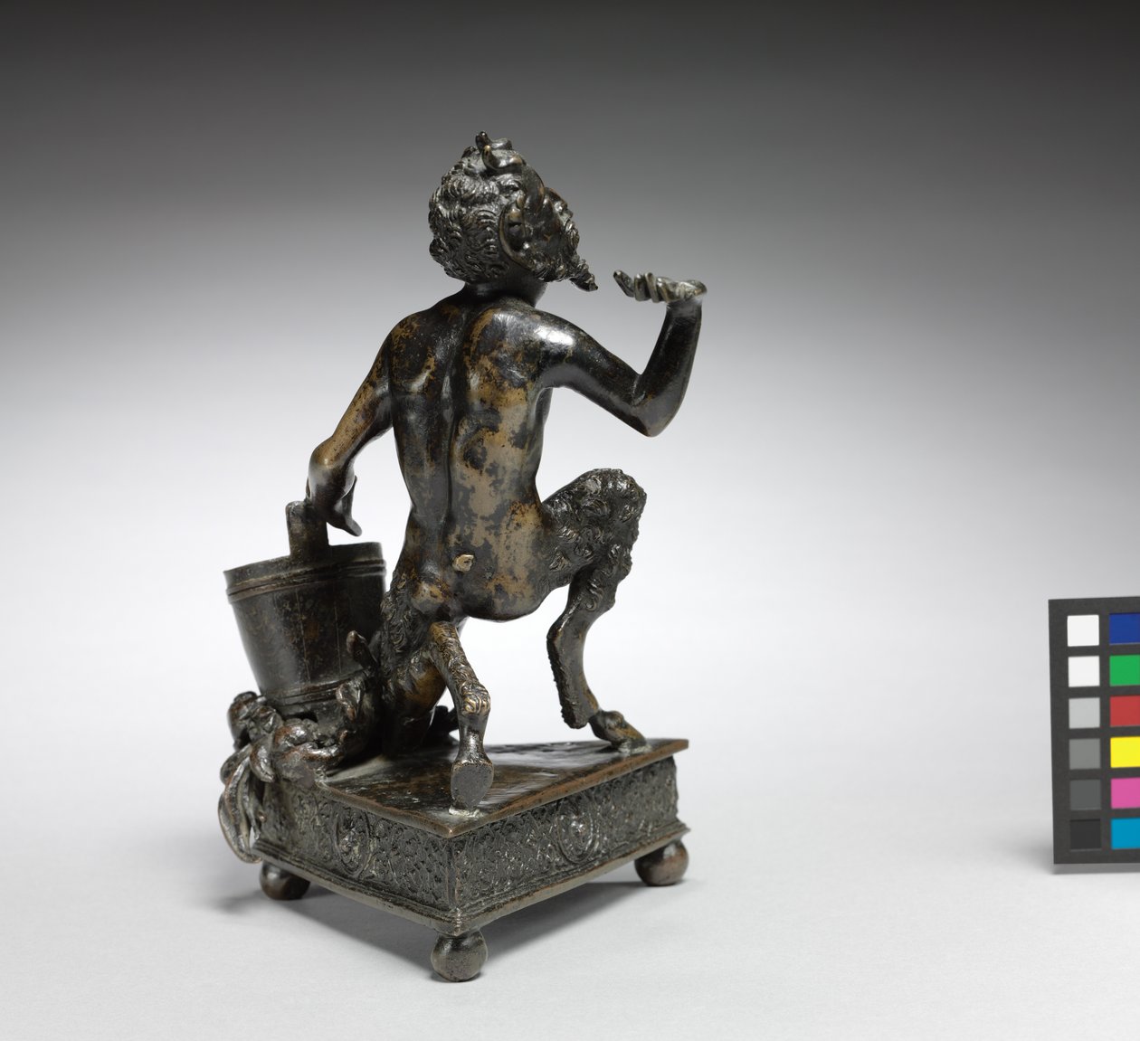 Térdelő szatír, 1520 körül (bronz) alkotó: Severo da Ravenna