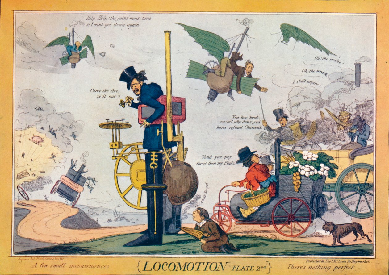 „Locomotion Plate 2nd”, c1835 1905 alkotó: Seymour Del Shortshanks
