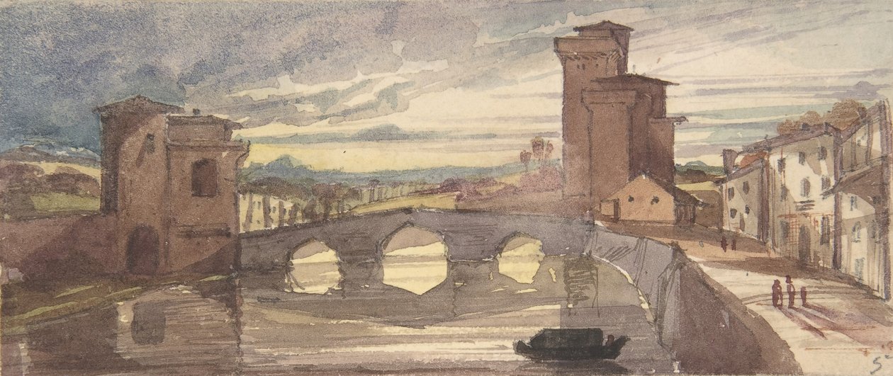 Pisa, 1843-44. alkotó: Seymour Haden