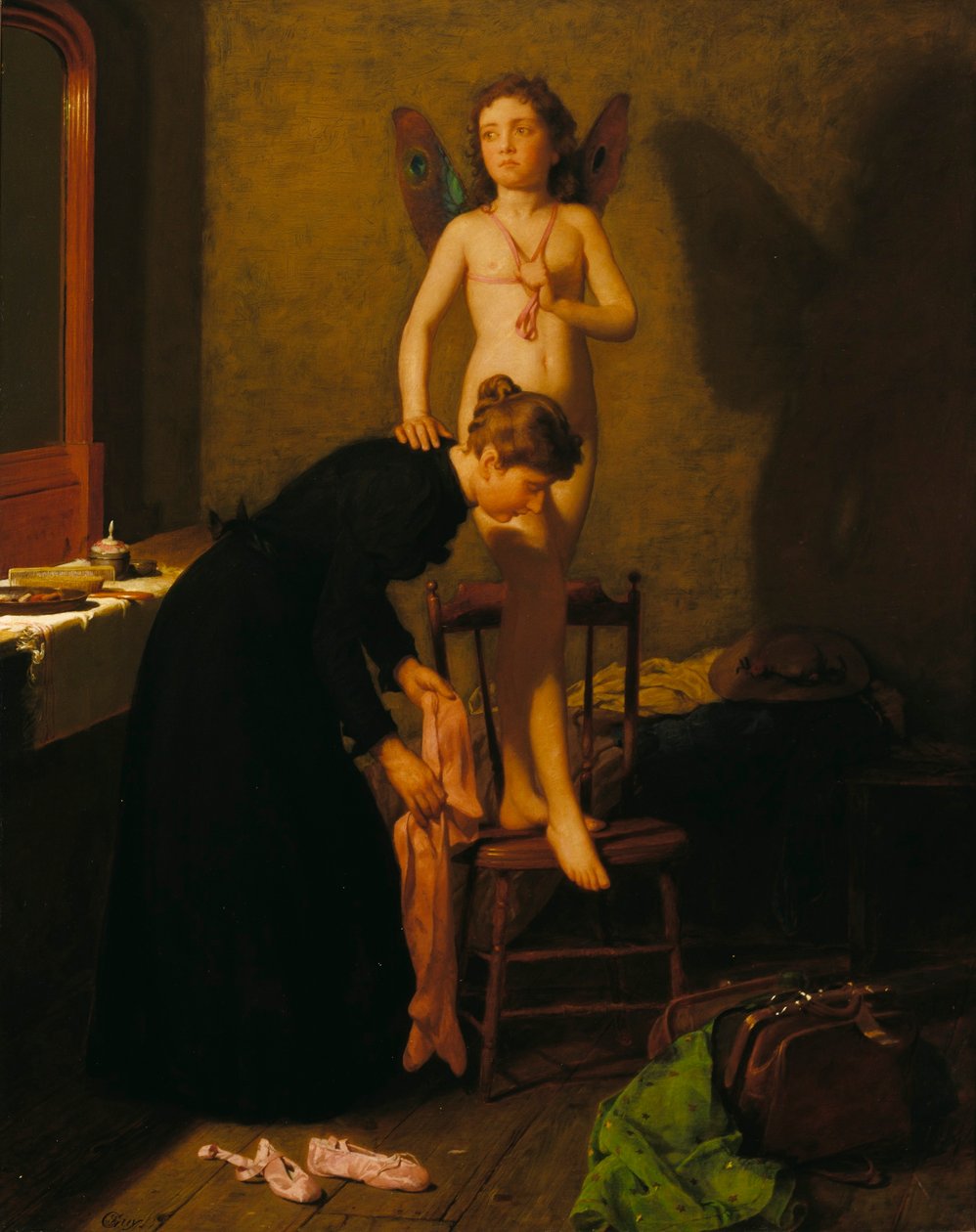 Öltözködés a próbára alkotó: Seymour Joseph Guy