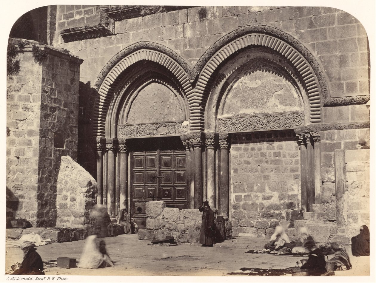 Bejárat a Szent Sír templomába alkotó: Sgt. James M. McDonald