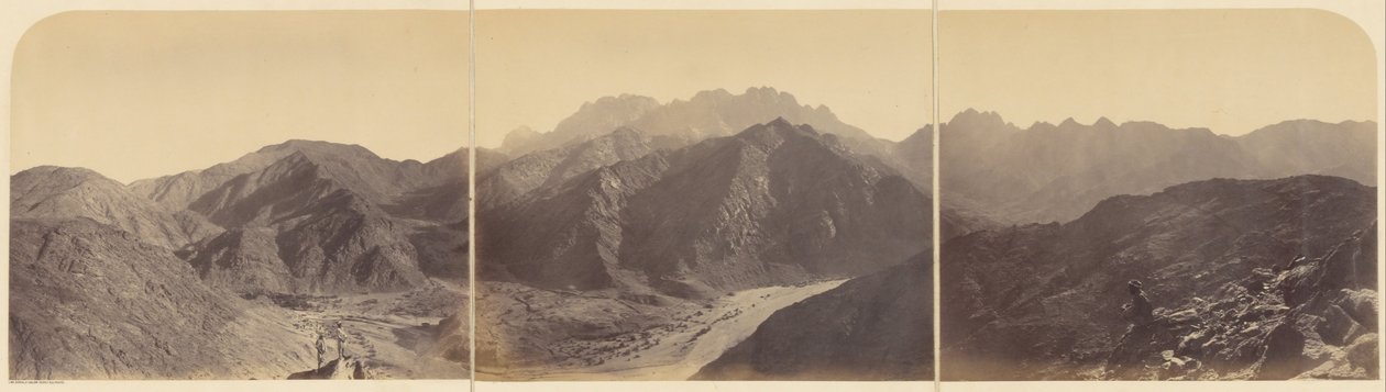 Jebel Serbal a Jebel Tahuneh -től alkotó: Sgt. James M. McDonald