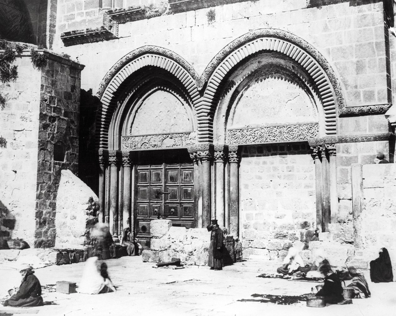 A Szent Sír-templom bejárata, 1865 alkotó: Sgt. James M. McDonald