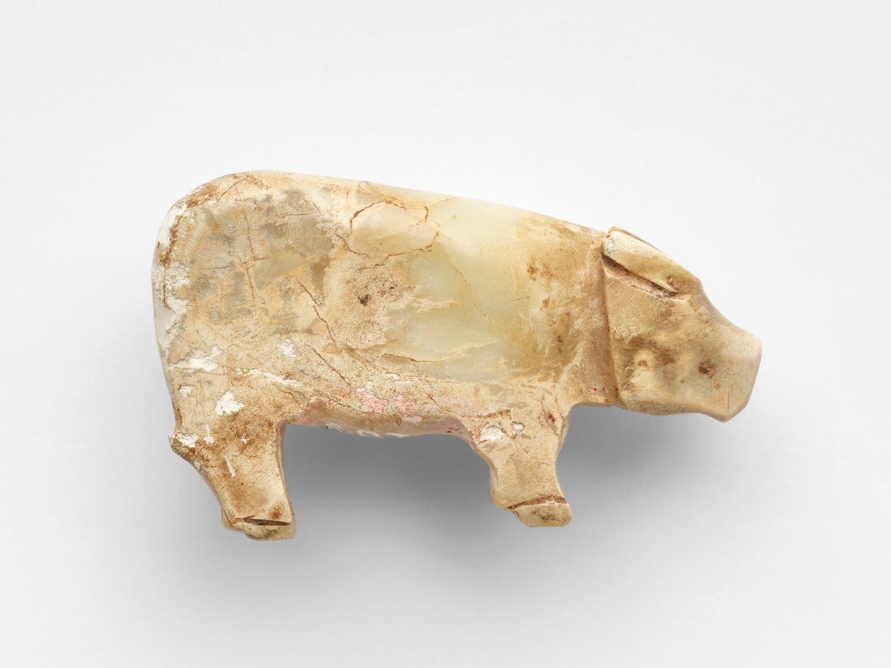Medál vízibivaly formájában, Kr.e. 1100-1000 körül alkotó: Shang Dynasty Chinese School