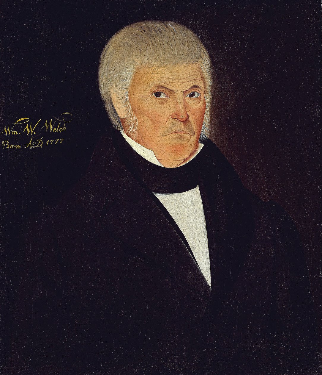 Mr. William W. Welch portréja, 1837 körül (olaj, vászon) alkotó: Sheldon Peck