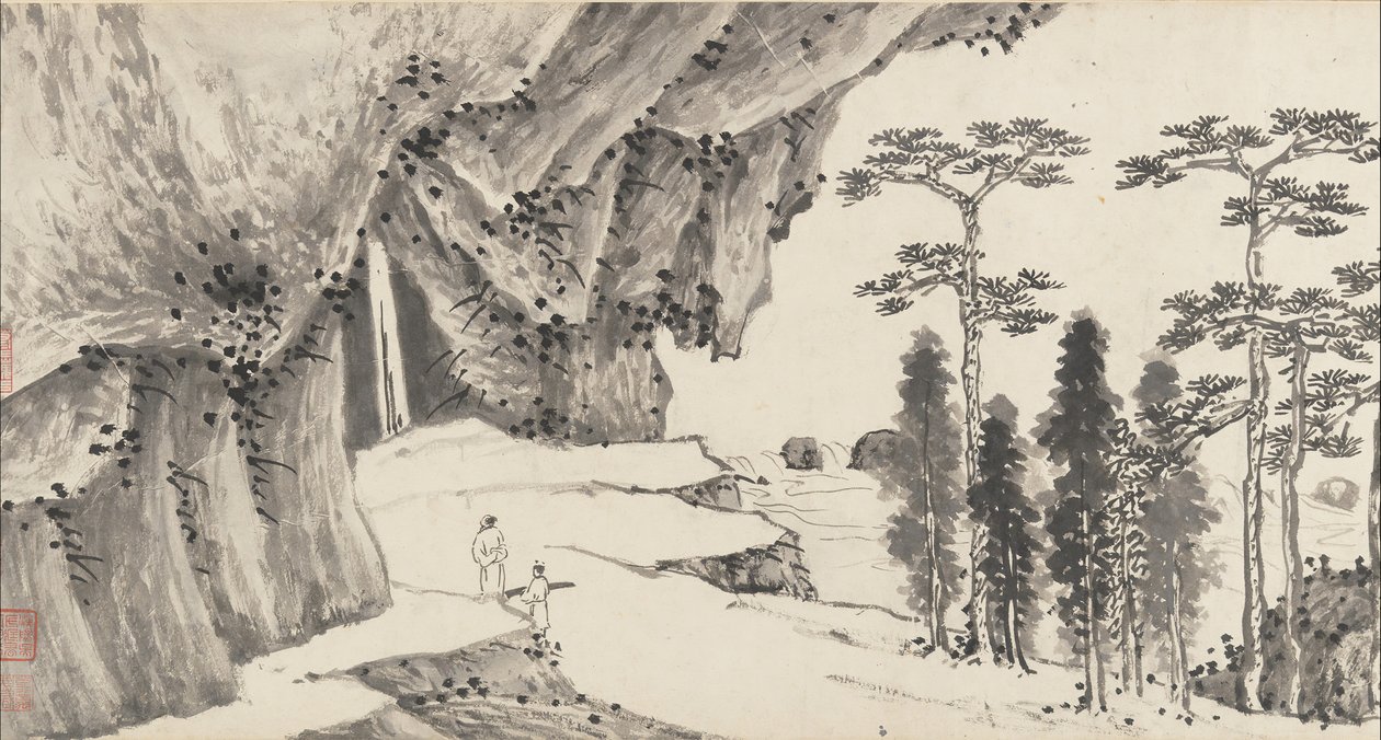 Közös táj, kb. 1509 és 1546. alkotó: Shen Zhou