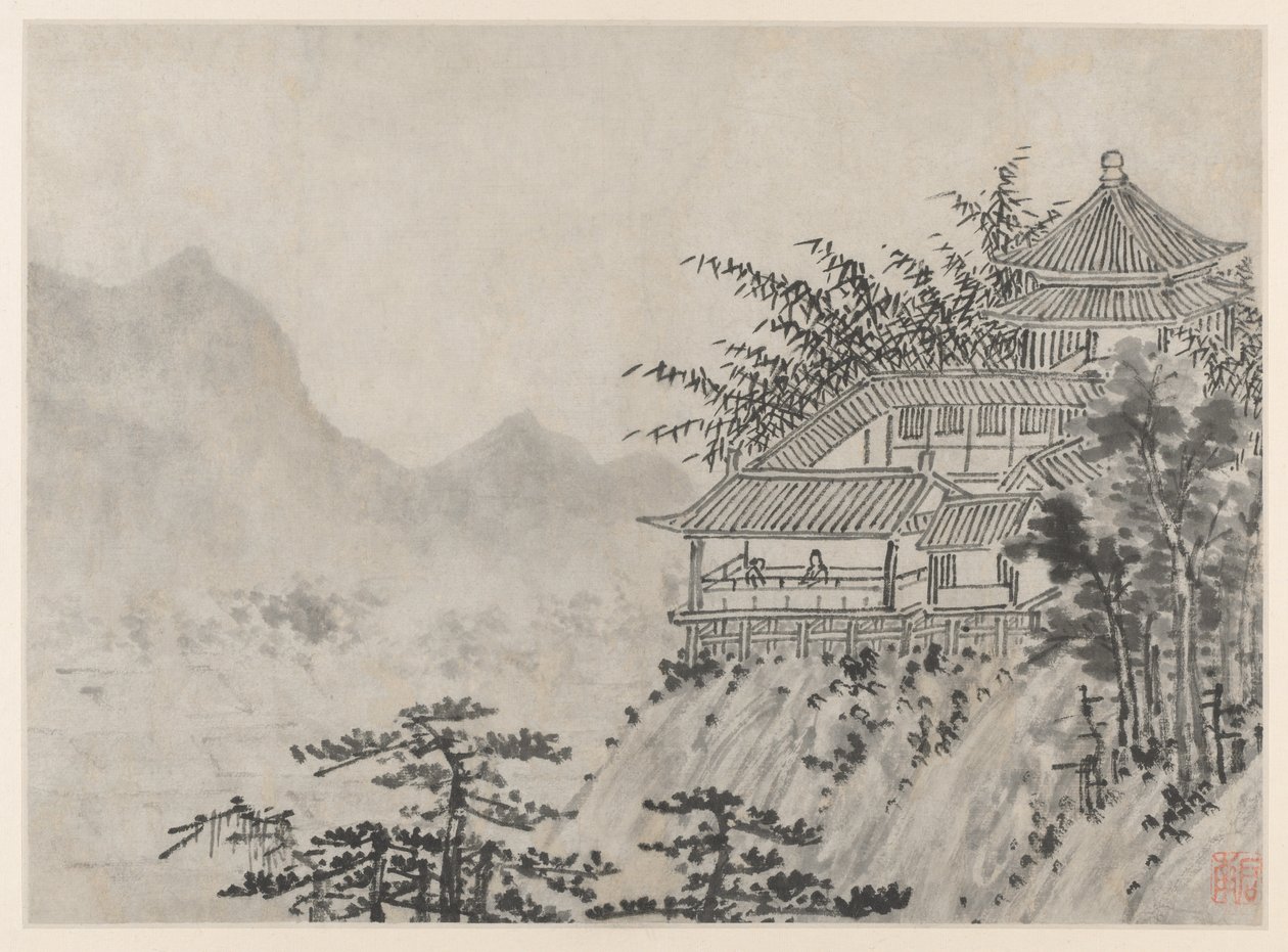 Tiger Hill 12 képe, Suzhou: The Thousand Acres of Clouds alkotó: Shen Zhou