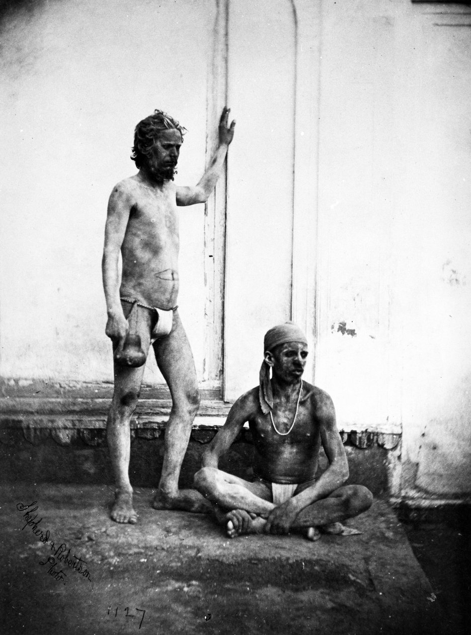 Fakírok, 1862 körül alkotó: Shepherd and Robertson