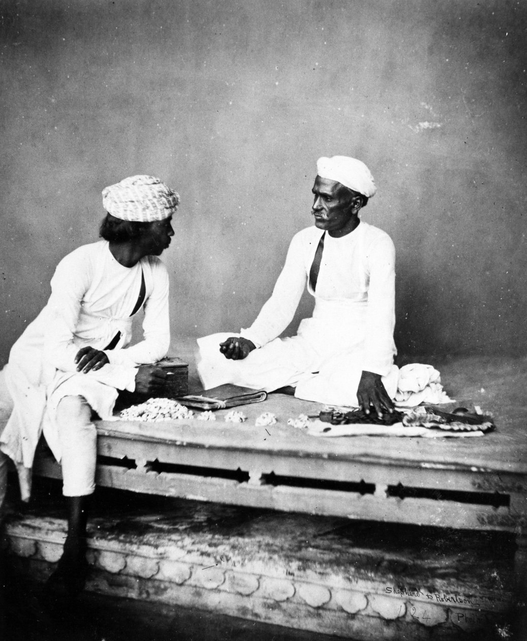 Pénzváltók, 1863 körül alkotó: Shepherd and Robertson