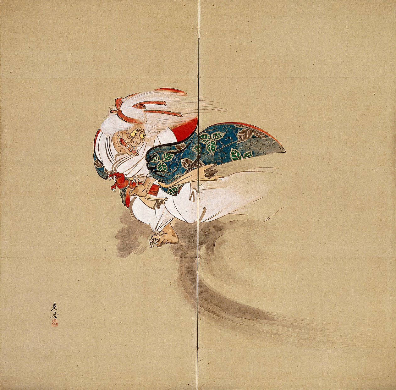 Ibaraki [egy pár jobb oldala] alkotó: Shibata Zeshin