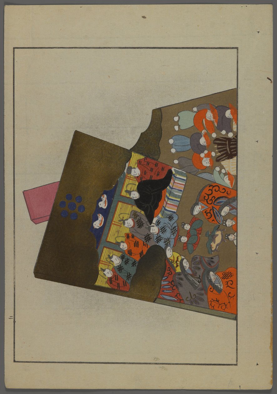 Japan sleep and ys, fm unai tomo (land lds F divorce ds) Shimizu kormánya, 1891-1923. Tollal párnázott. alkotó: Shimizu Seifu