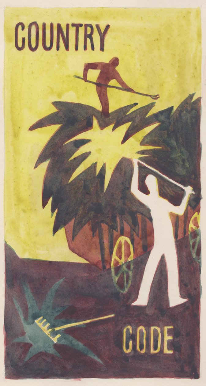 „Országkód”, 1951. alkotó: Shirley Markham