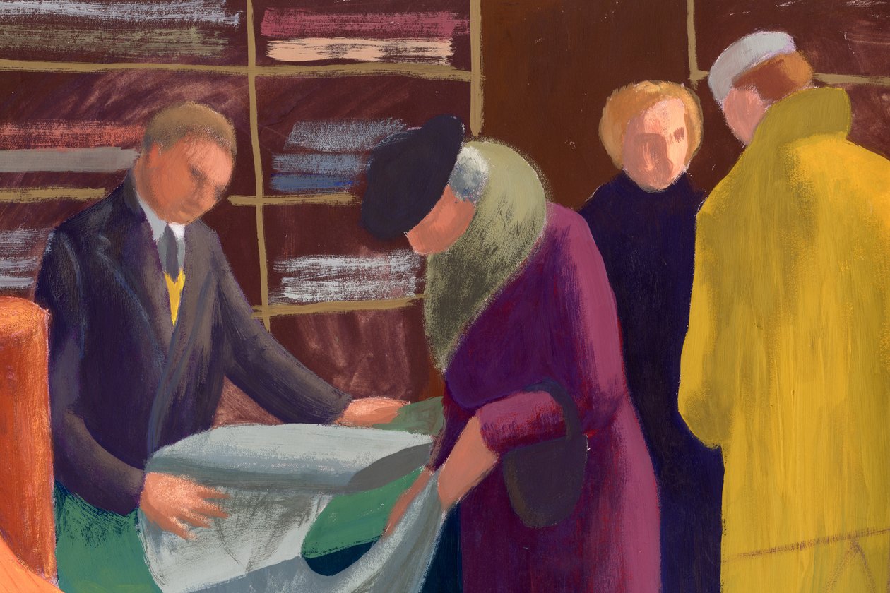 Draper bolt, 1951. alkotó: Shirley Markham