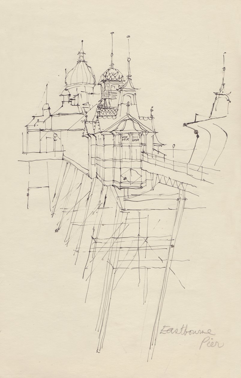 „Eastbourne Pier”, 1950. alkotó: Shirley Markham