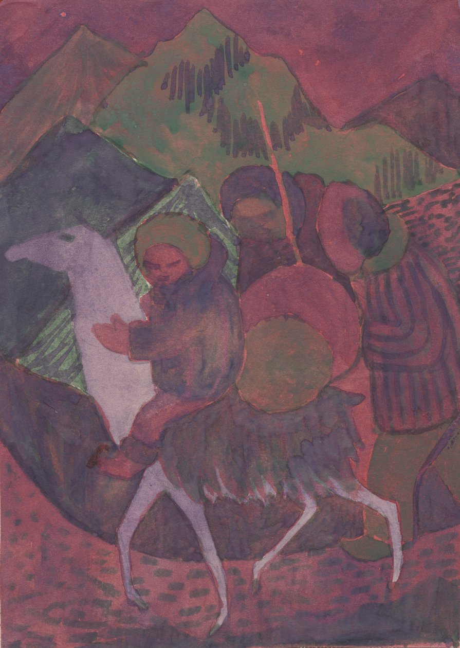 Figura lovon, 1950. alkotó: Shirley Markham