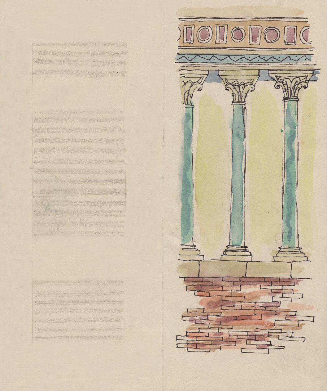 Firenzei szórólap, 1952. alkotó: Shirley Markham