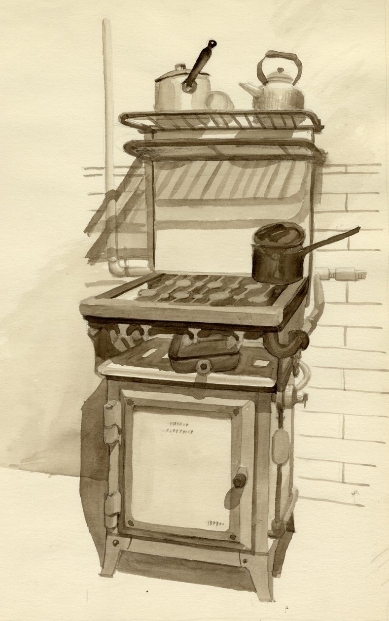 Gáztűzhely, 1951. alkotó: Shirley Markham