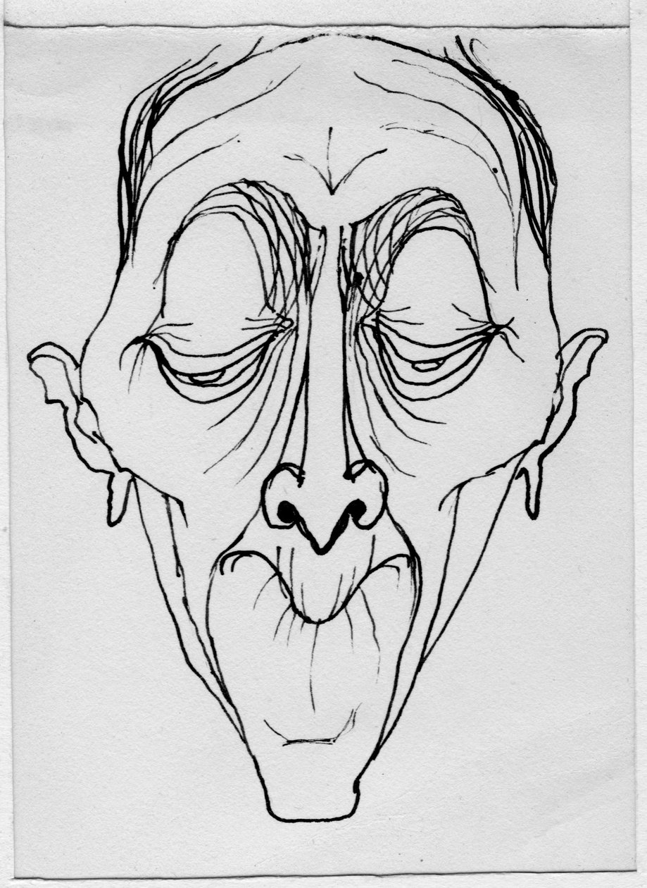 Groteszk arc, 1952. alkotó: Shirley Markham