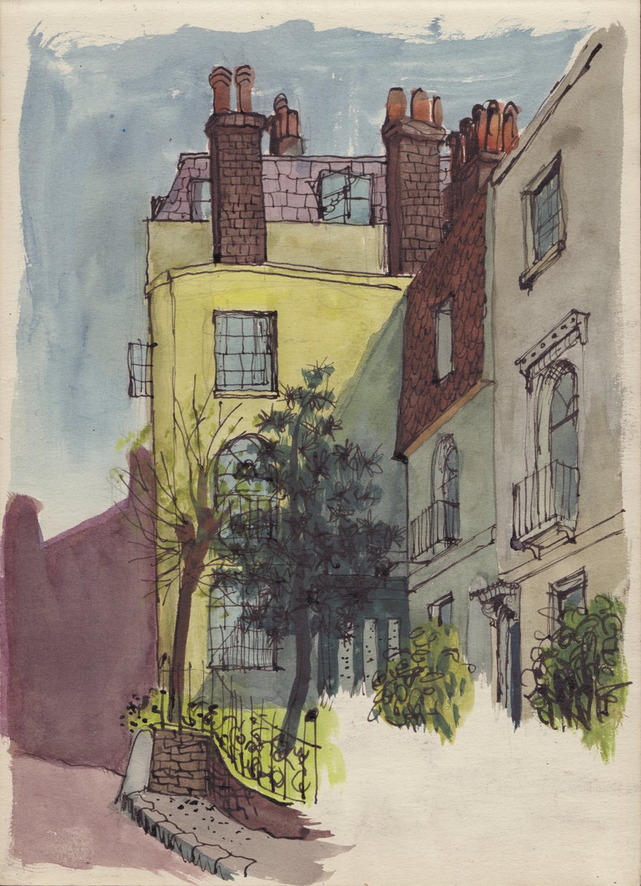 Házak Hampsteadben, 1950. alkotó: Shirley Markham