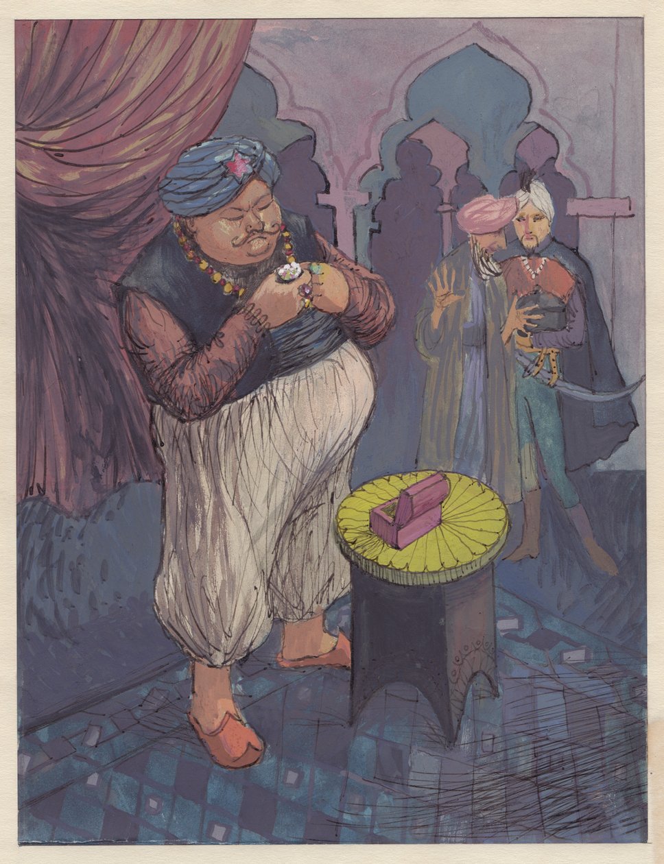 „Illusztráció egy tündértörténethez”, 1953. alkotó: Shirley Markham